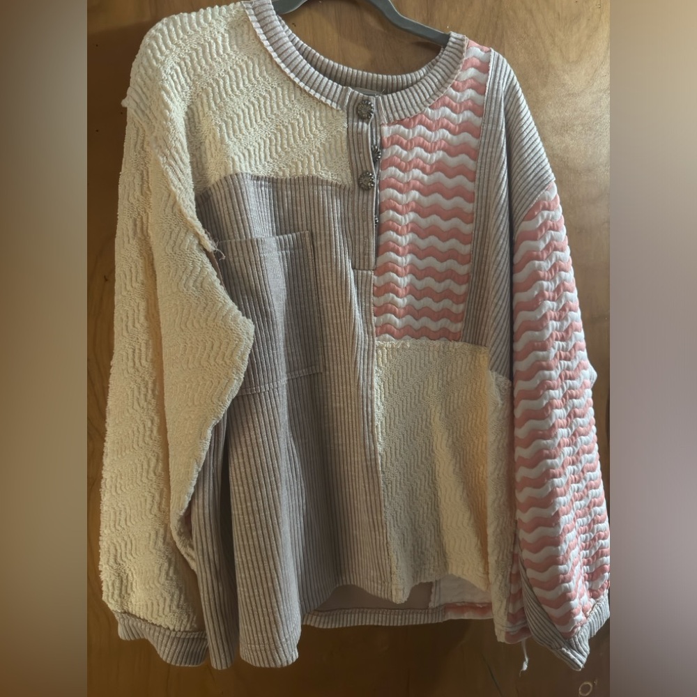 Pretty in pink sweater